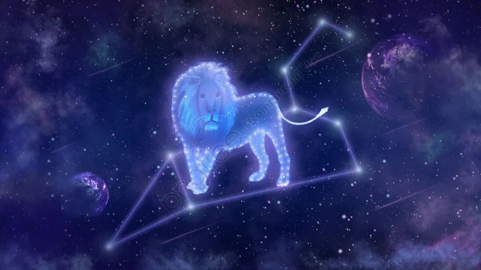 Лев на звездном небе. Созвездие Льва. Зодиакальное Созвездие Лев. Знак зодиака Лев Созвездие. Лев и Созвездие Льва.