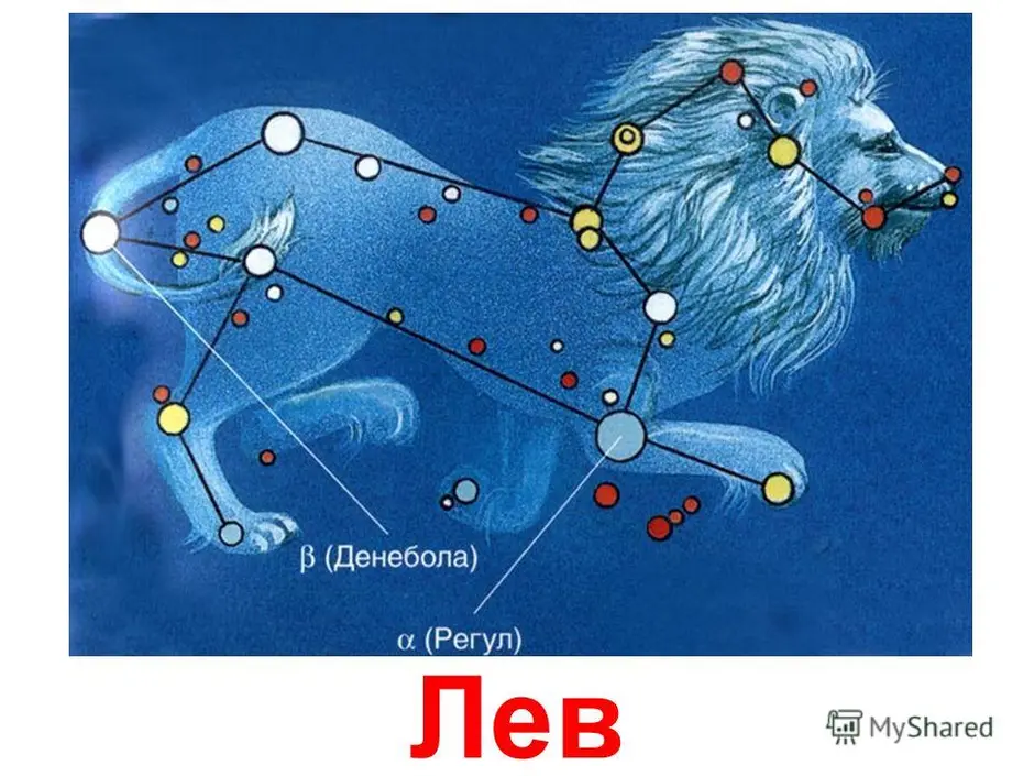 Презентация на тему созвездие льва