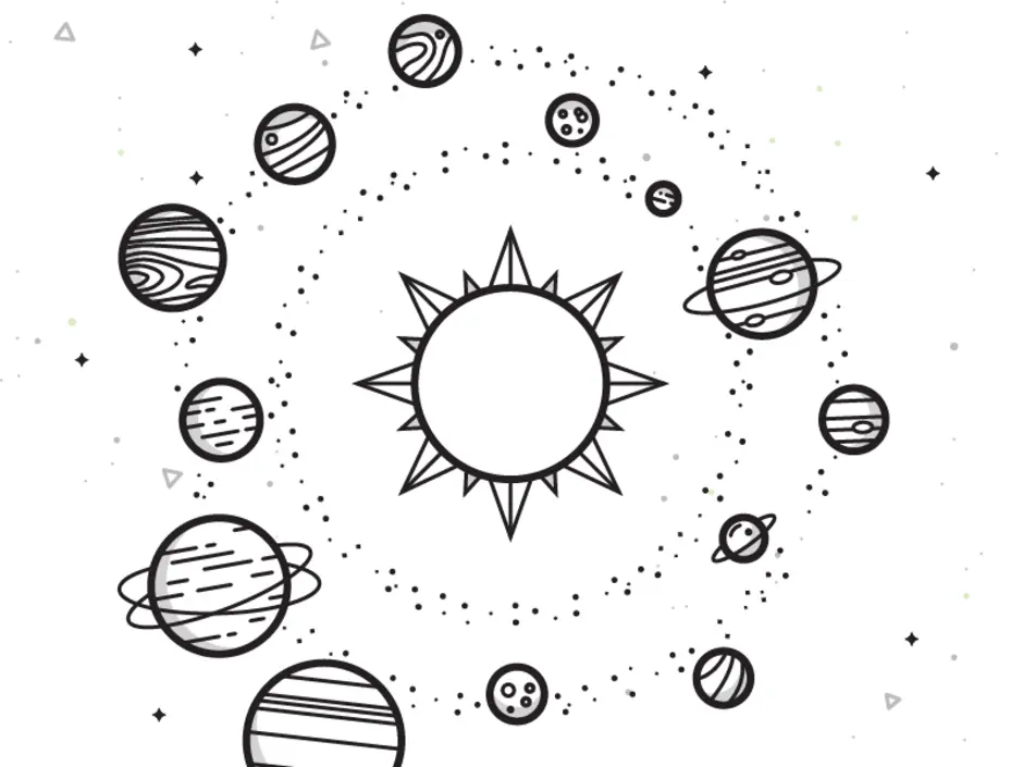 Планеты карандашом для детей. Солнечная система рисунок. Рисунок космоса карандашом для срисовки. Планеты солнечной системы рисунок. Рисунок космос для срисовки.