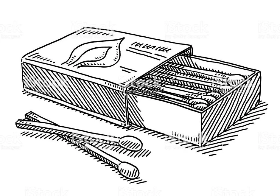 Картинка спичечный коробок для детей