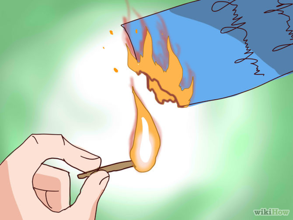 Рисунок сжигание