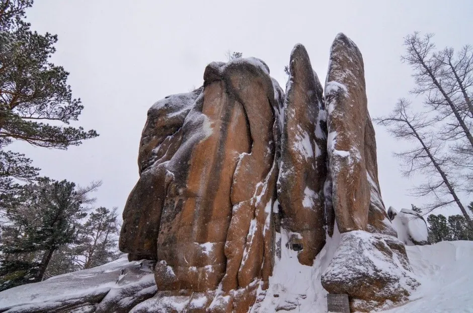 Красноярские столбы рисунок