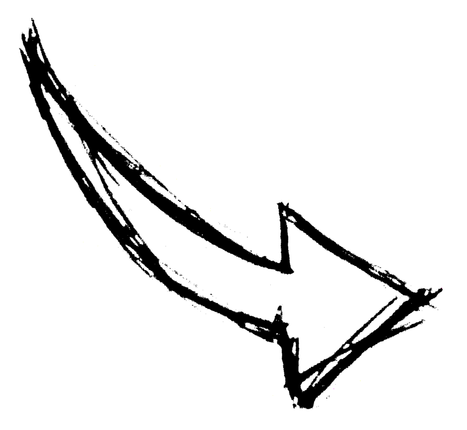 Рисунок черная стрелка