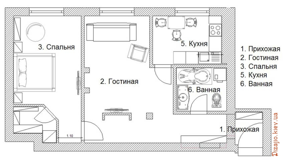 На рисунке изображена двухкомнатная квартира 0.4. Схема квартиры. Схема квартиры с мебелью. Планировка квартиры схема. Схема двухкомнатной квартиры.