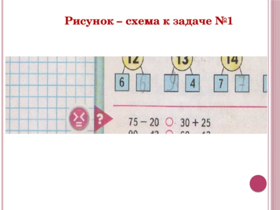 Схематический рисунок к задаче 2 класс по математике