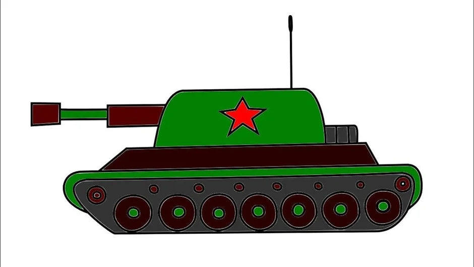 Рисунки танка для срисовки