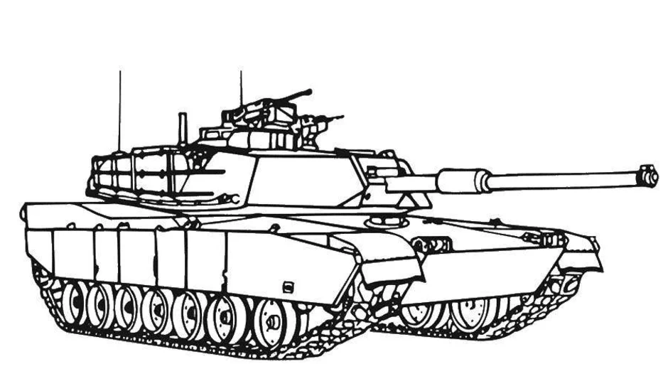 Современный танк россии рисунок