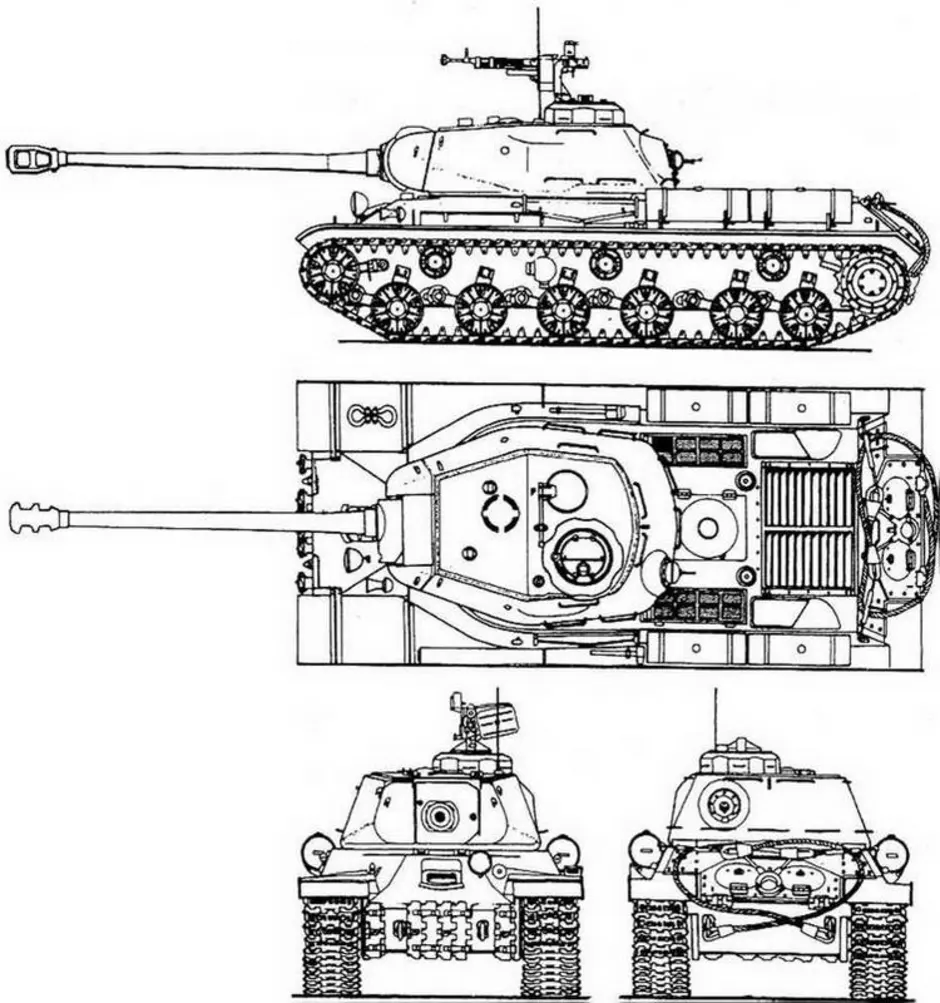 Танк спереди рисунок