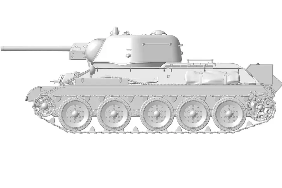 Картинка танка т 34 рисунок