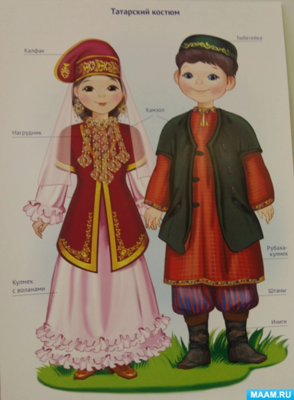 Национальные костюмы народов Татаров