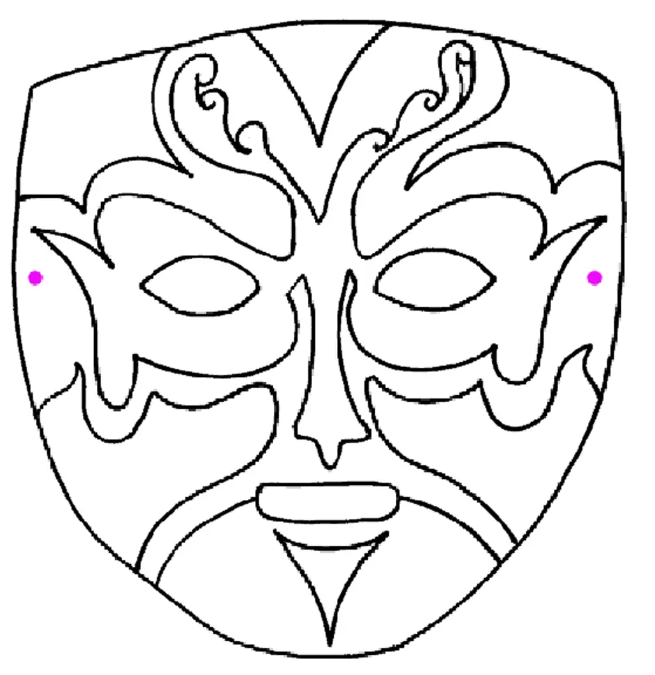 Театральная маска для печати. Театральные маски шаблоны для печати. Рисование Театральная маска. Эскиз карнавальной маски. Театральная маска трафарет.
