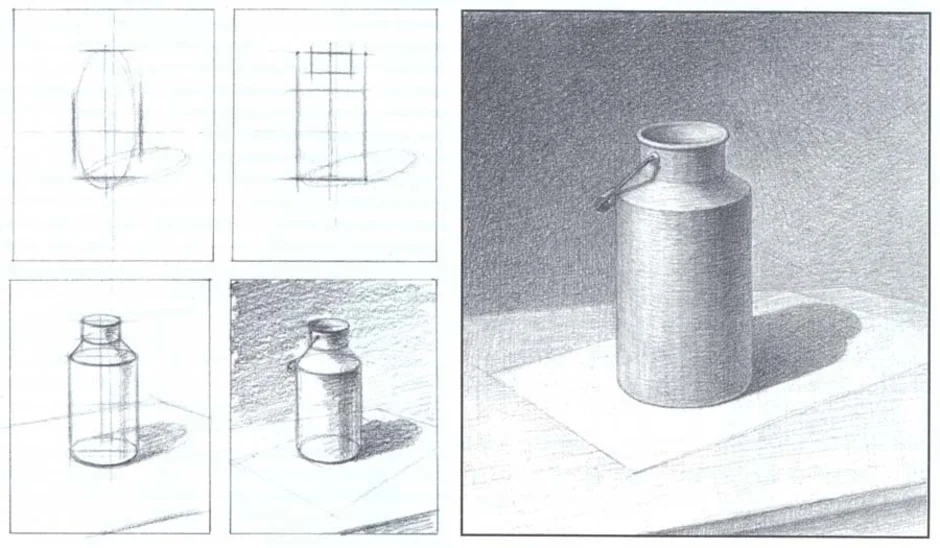 Тональный рисунок карандашом