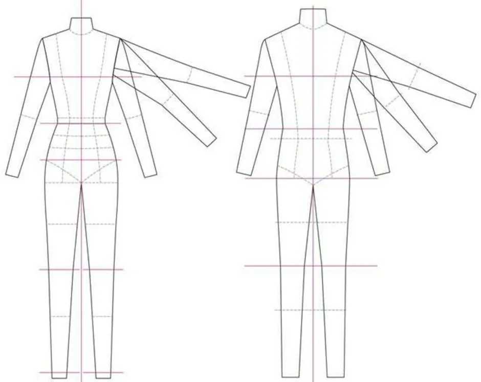 Технический рисунок одежды шаблоны