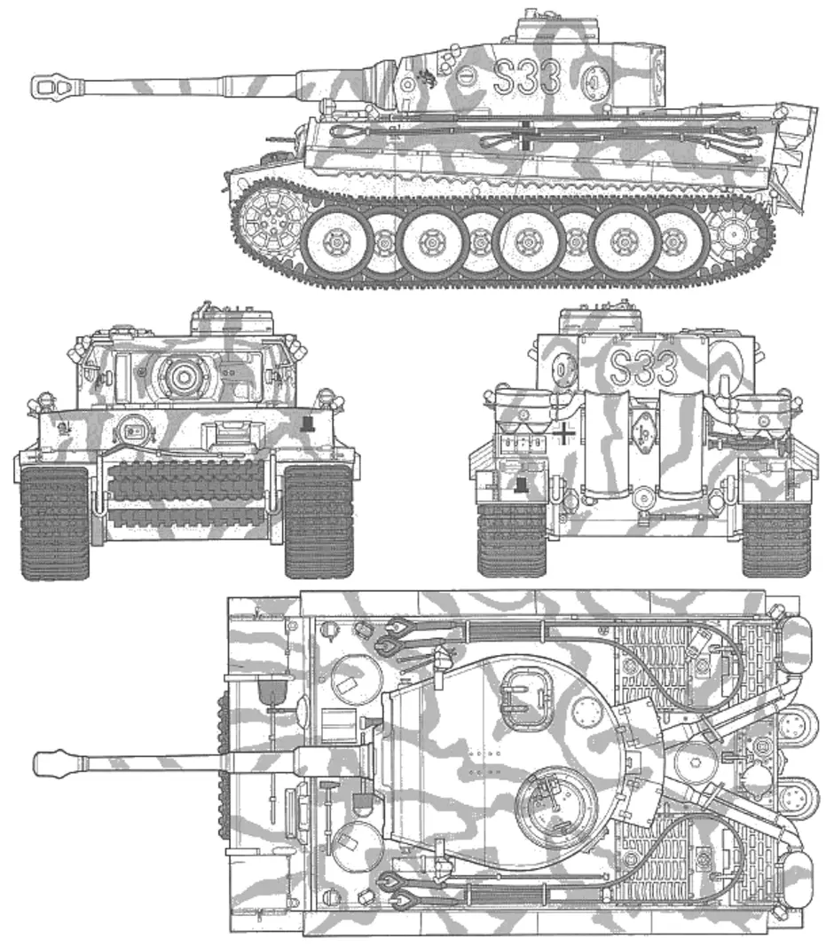 Tiger 1 схема