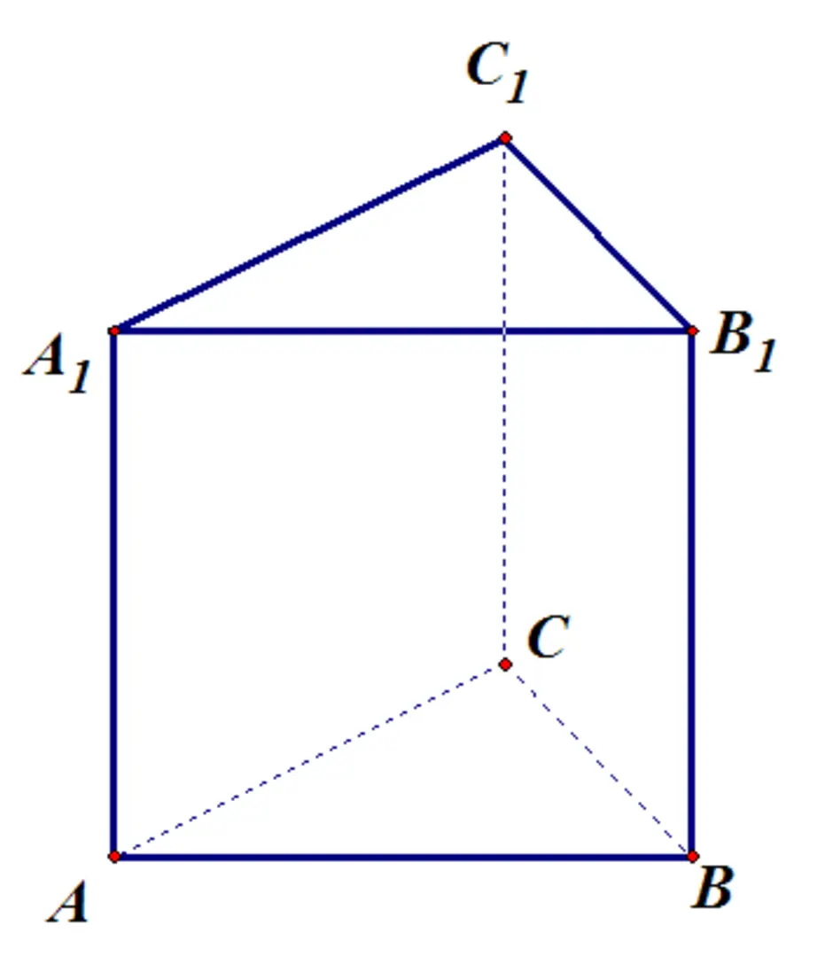Треугольная призма это. Треугольная Призма abca1b1c1. Прямоугольная треугольная Призма рисунок.