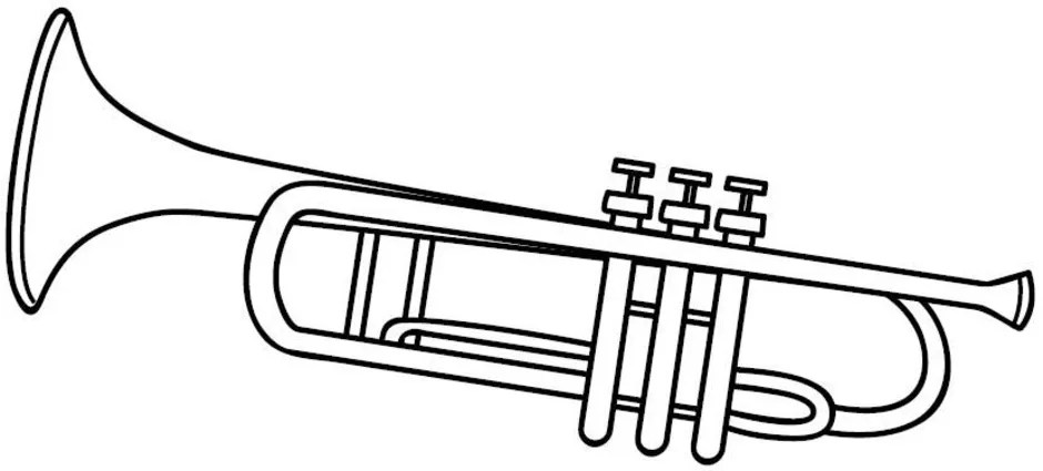 Рисунок трубы музыкальной