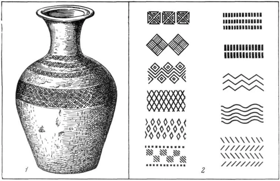 Орнамент на вазе рисунок