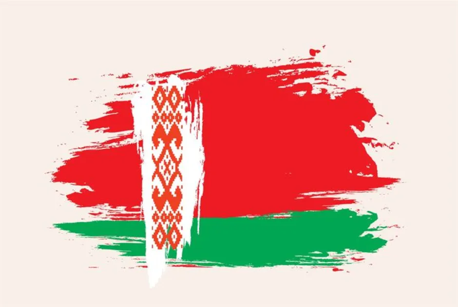 Флаг Белоруссии Нарисовать