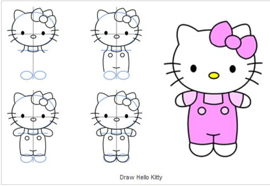 Как рисуется hello kitty. Хеллоу Китти поэтапно нарисовать. Пошаговое рисование Китти. Лёгкие рисунки Китти. Хэллоу Китти рисунок легкий.