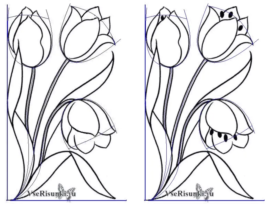 Рисовать цветы не сложно