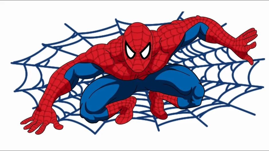 Картинка человек паук поэтапно