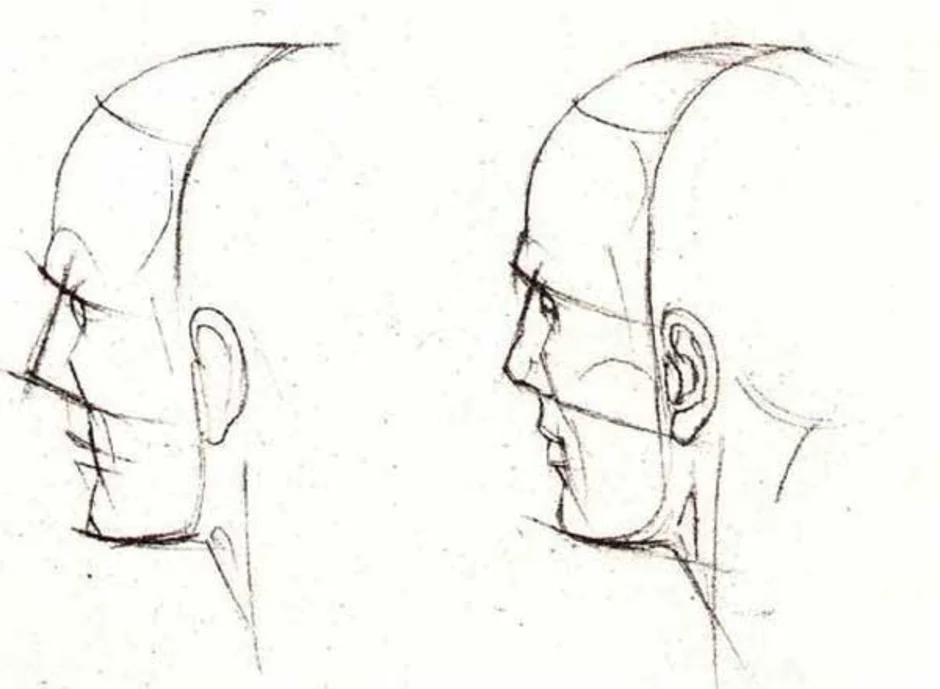Как научиться рисовать человека сбоку