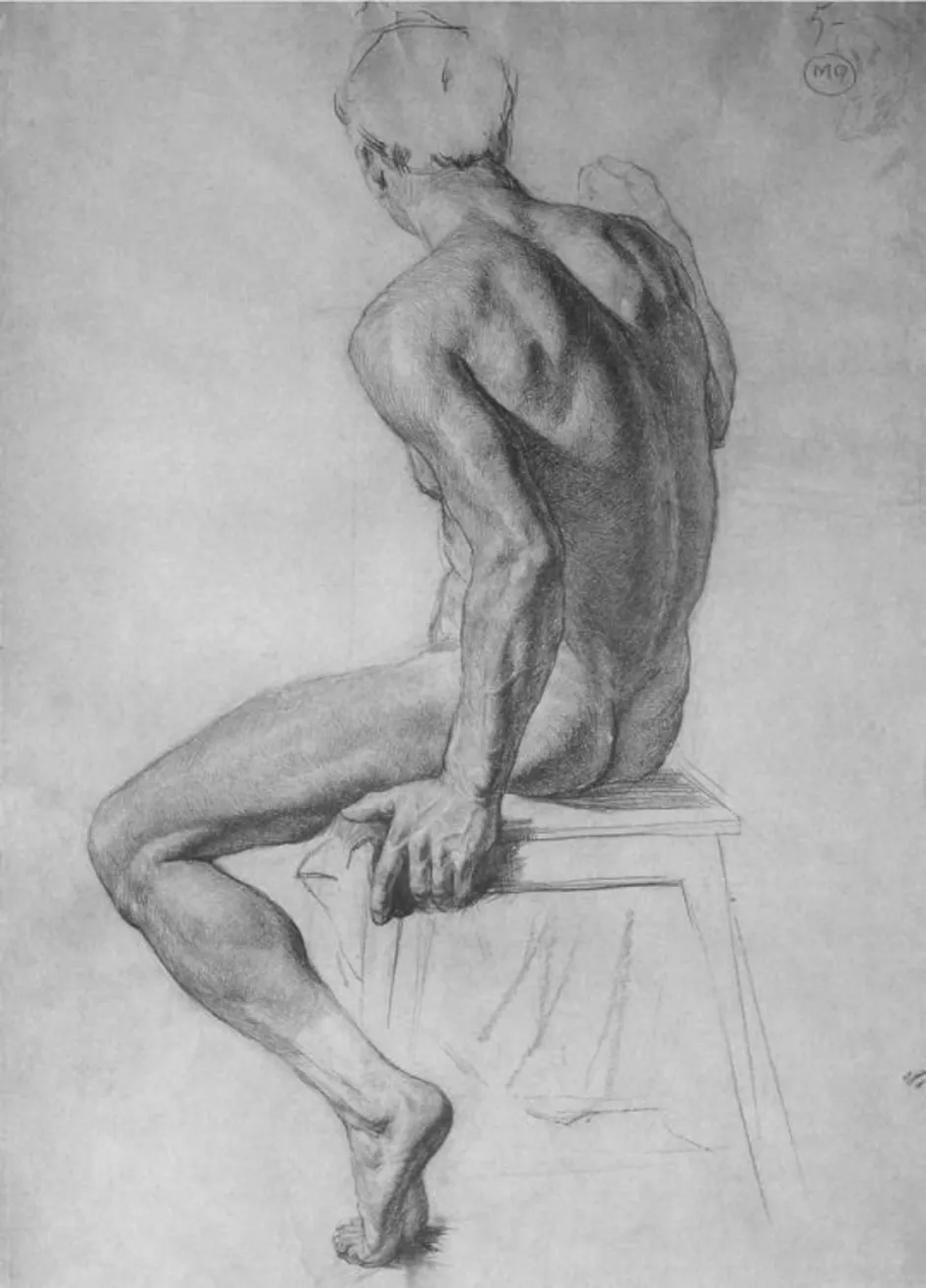 голые мужчины нарисованные карандашом фото 71