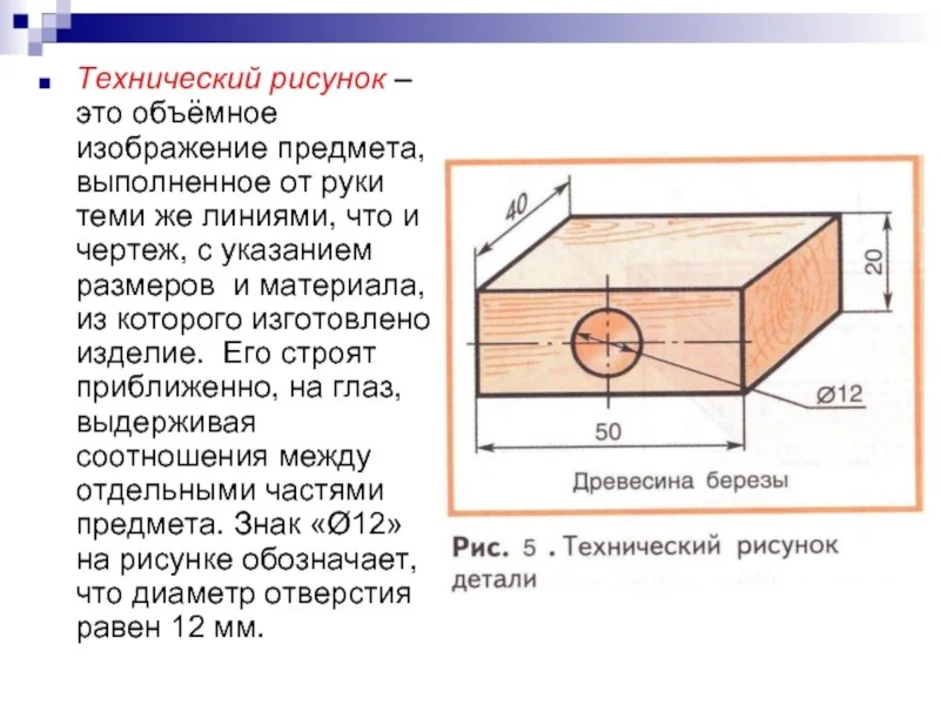 Чем отличается эскиз от технического рисунка