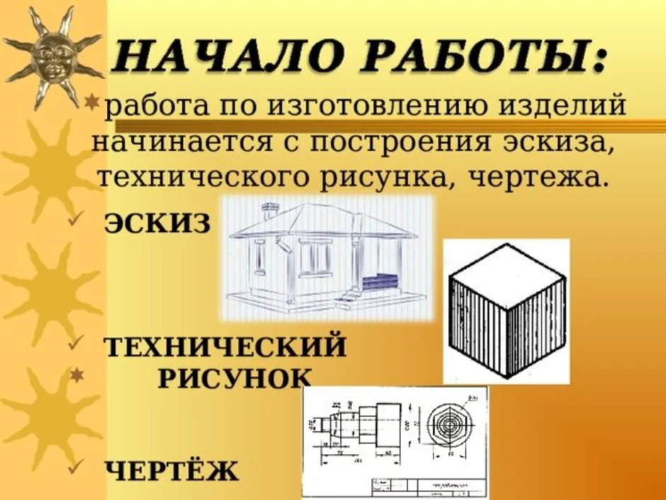 Чем отличается чертеж от эскиза