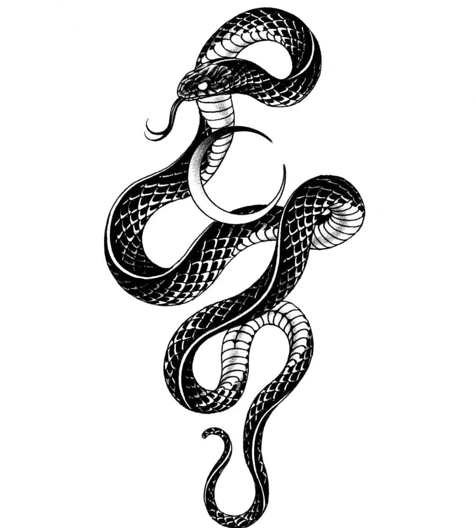 40 идей тату змеи и их значения