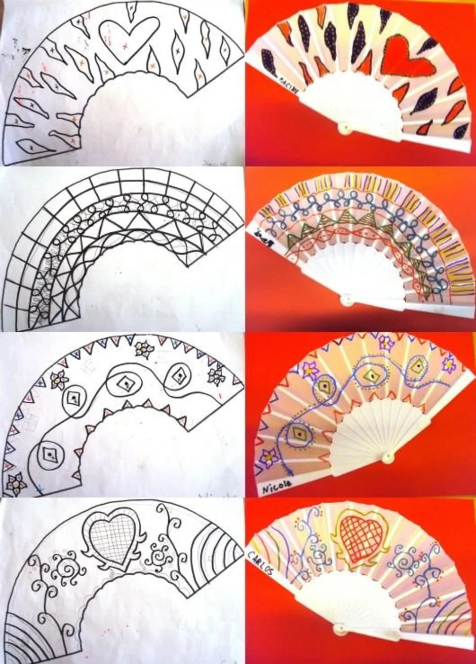 Веер рисунок 5 класс. Японский веер. Японский веер из бумаги. Веер рисунок. Веер эскиз.