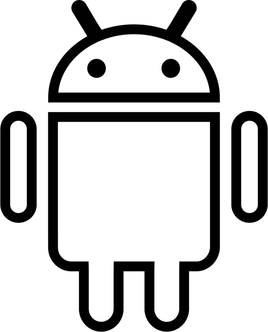 Иконка Android. Значок андроид черный. Значок андроид без фона.