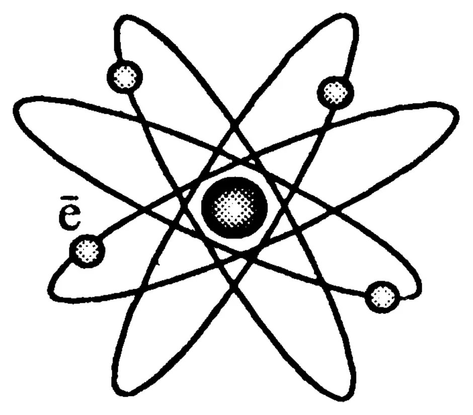 Модель атома просто. Ядерная модель атома. Ядерная планетарная модель строения атома. Схема атома. Атом чертеж.