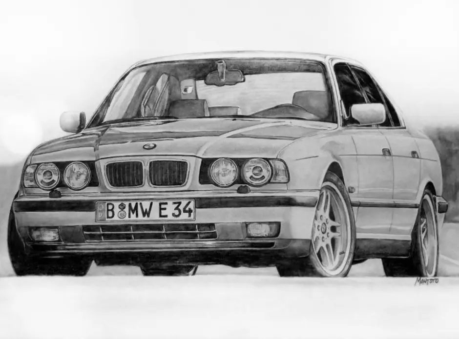 Рисунок 3 32 рисунок 3. BMW m5 e34. BMW е34 арт. BMW e34 рисунок. BMW e34 tmcars.