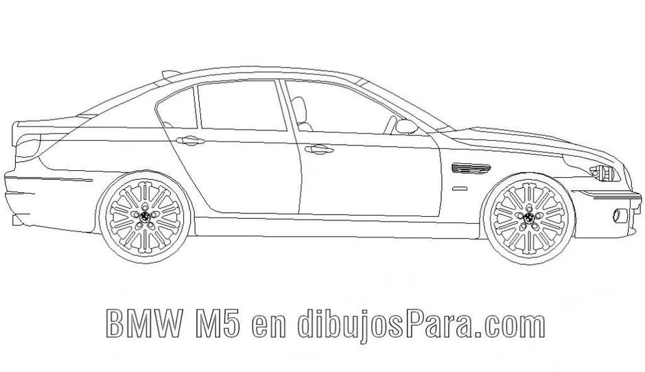 Бмв м5 ф90 карандашом как нарисовать