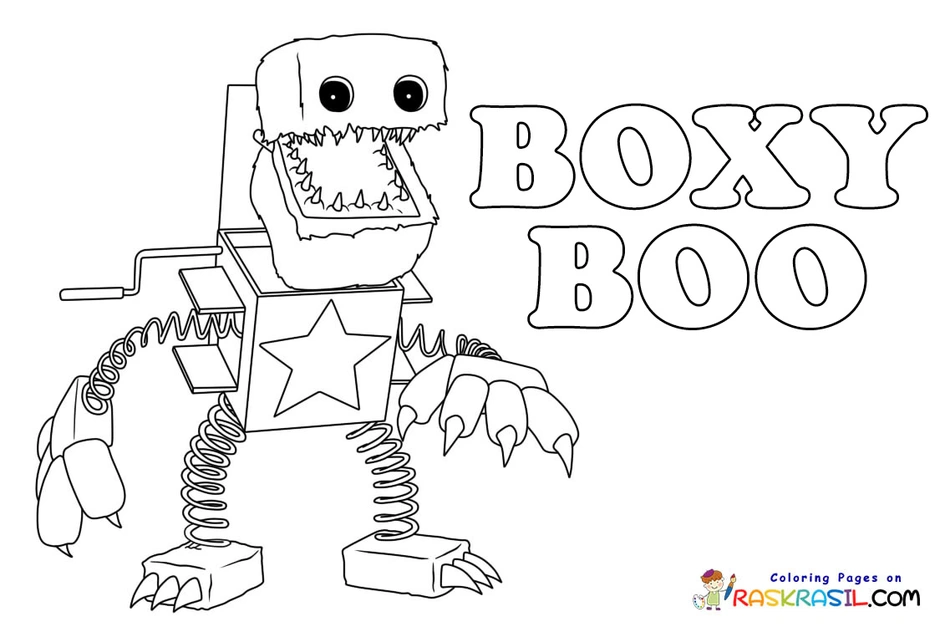 Как нарисовать boxy boo