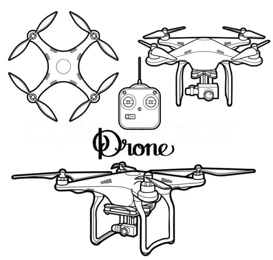 Как рисовать дрон