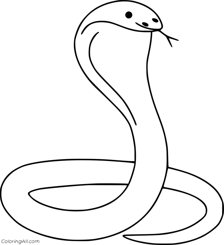 Змея нарисовать