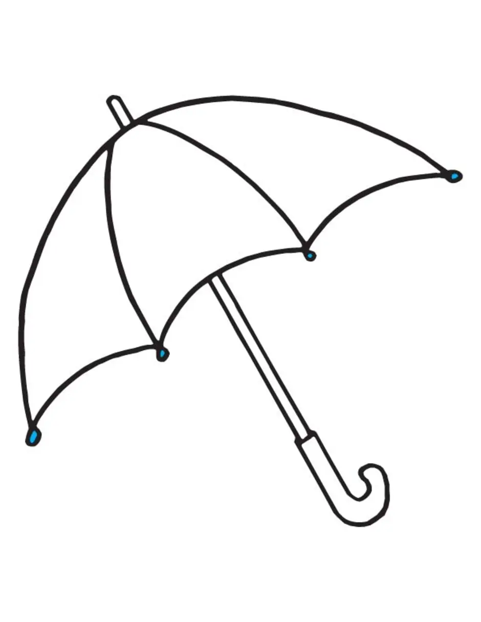 Распечатать зонтик. Зонт трафарет. Зонт раскраска. Раскраска зонтик. Рисование зонтик.