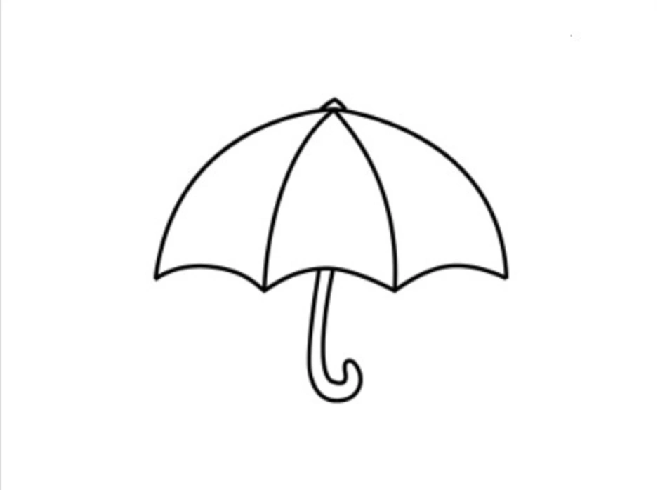 Зонтик карандашом. Зонтик рисунок карандашом. Зонт раскраска. Раскраска зонтик. Зонтик трафарет.