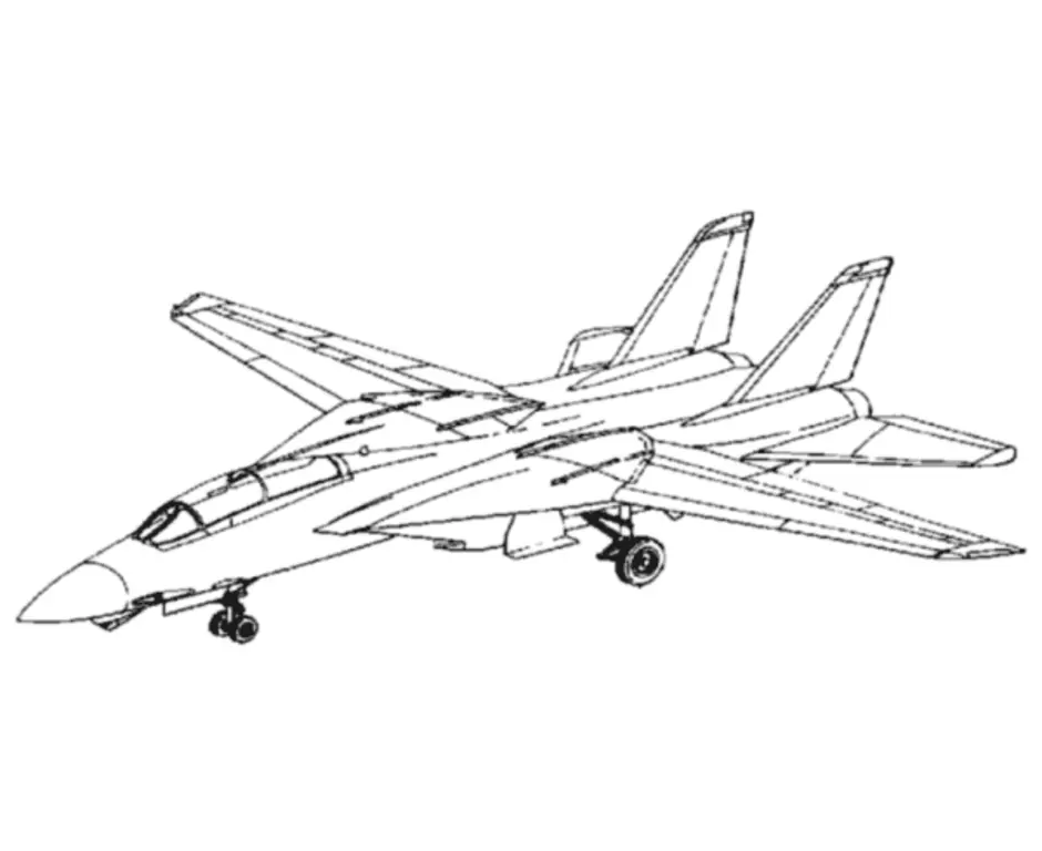 Как нарисовать истребитель. Раскраска самолет истребитель Су-24. Современный самолет рисунок. Ф-14 самолет раскраска. Рисунок самолёта военного истребителя.