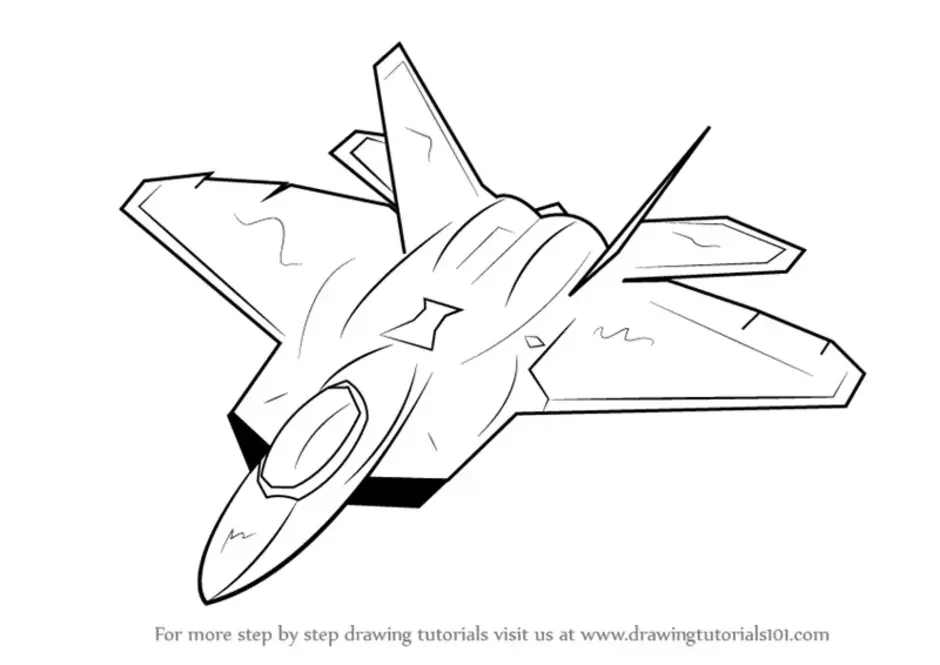 Как рисовать истребитель