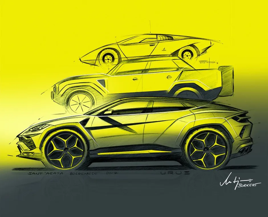 Как нарисовать lamborghini urus