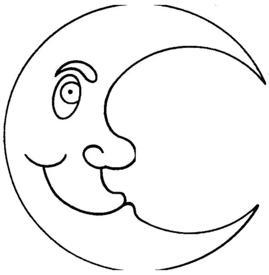 Луна картинки для детей - 65 фото