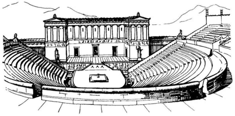Театр в древней греции картинки 5 класс