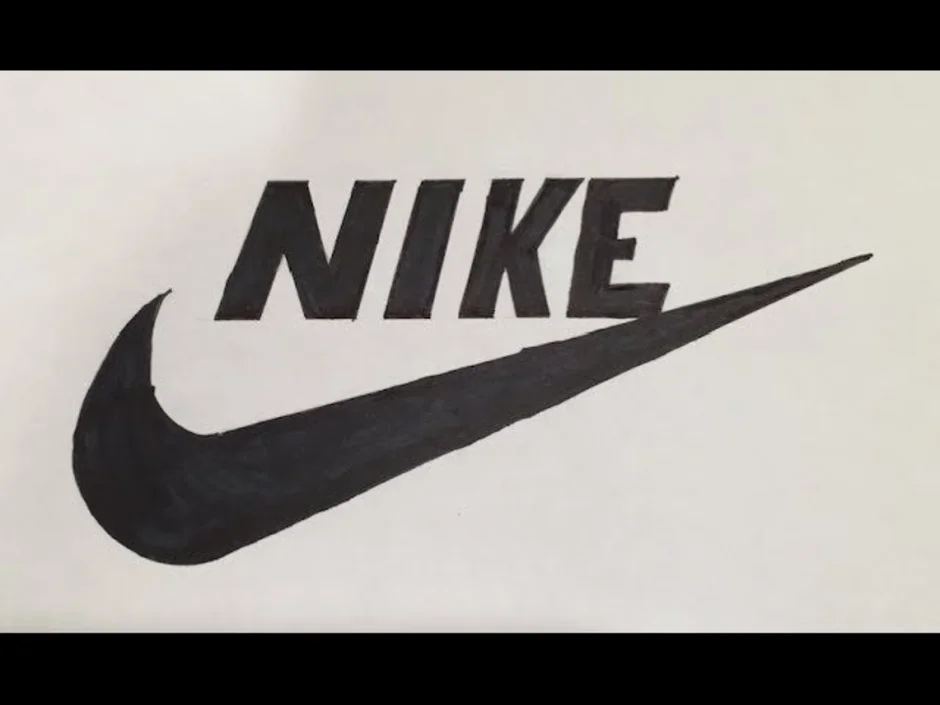 Как нарисовать значок nike