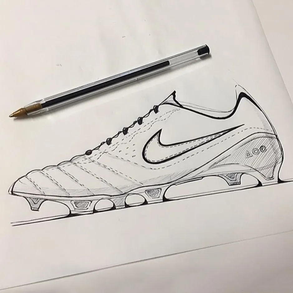 Как нарисовать nike