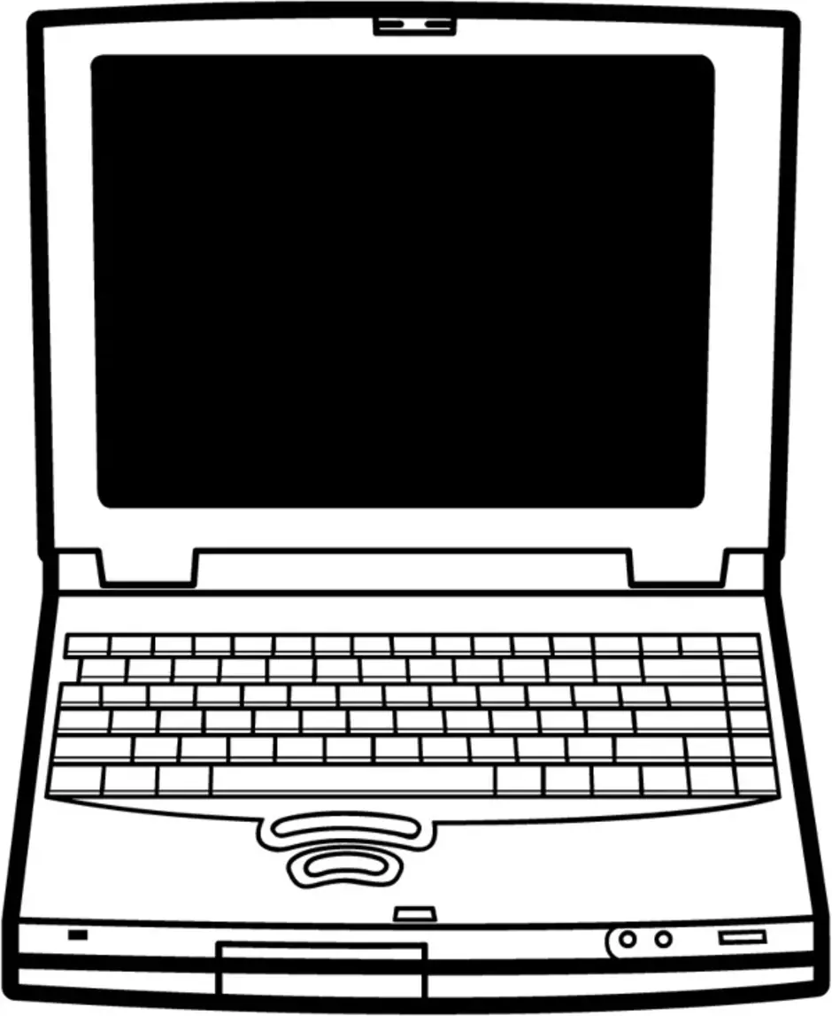 Черно белый экран ноутбука. Раскраска ноутбук. Раскраска компьютер. Компьютер для раскрашивания. Ноутбук распечатка для детей.