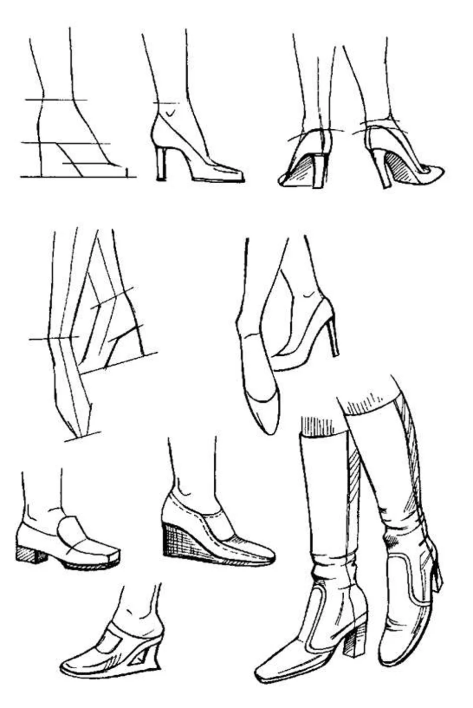 Как нарисовать ботинки. Зарисовки ног в обуви. Обувь человека для рисования. Нарисованная обувь на ногах. Ноги в обуви рисунок.