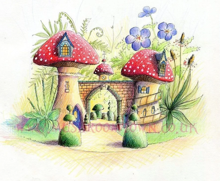 Дом для сказочного героя изо 2 класс. Сказочный домик рисунок. Сказочные домики рисование. Сказочный домик гриб. Сказочные домики картинки.
